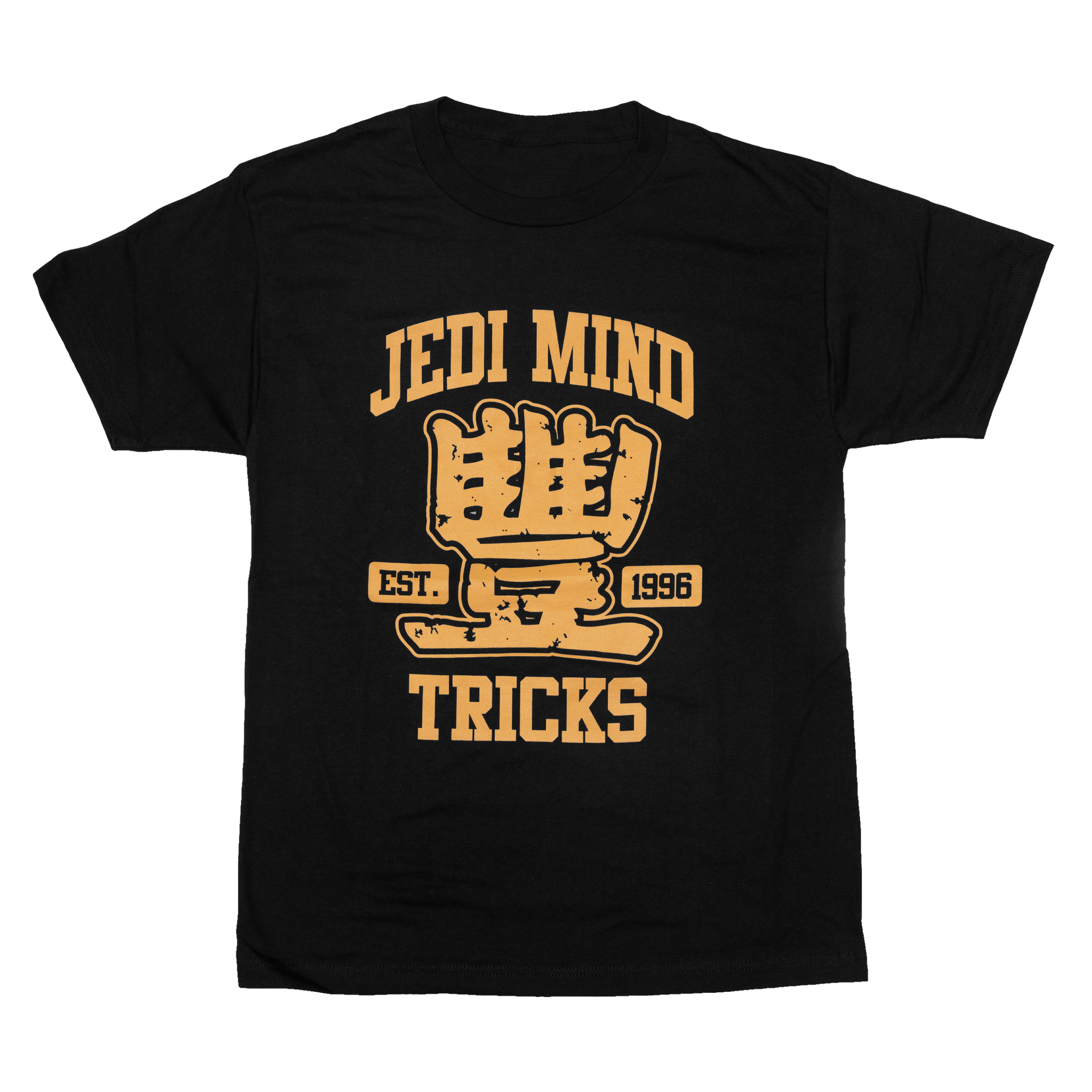 Jedi Mind Tricks - Athletic College Alt - Tan on Black Tee