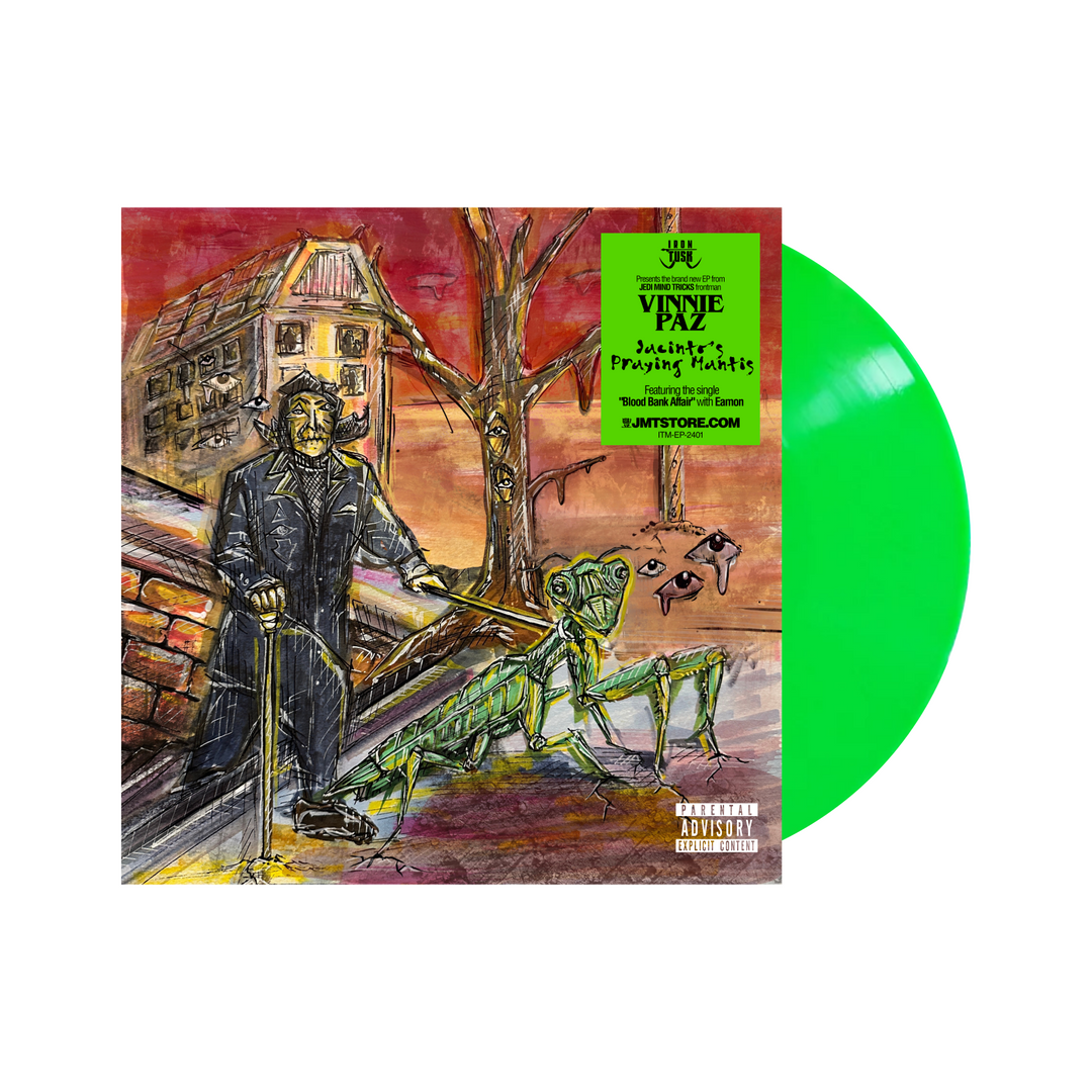 Vinnie Paz - Jacinto's Praying Mantis - Neon Green Vinyl Variant