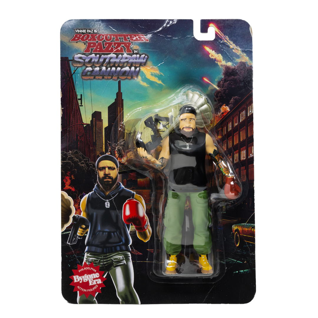 Boxcutter Pazzy - Limited Edition Action Figure & Southpaw Cannon CD Bundle