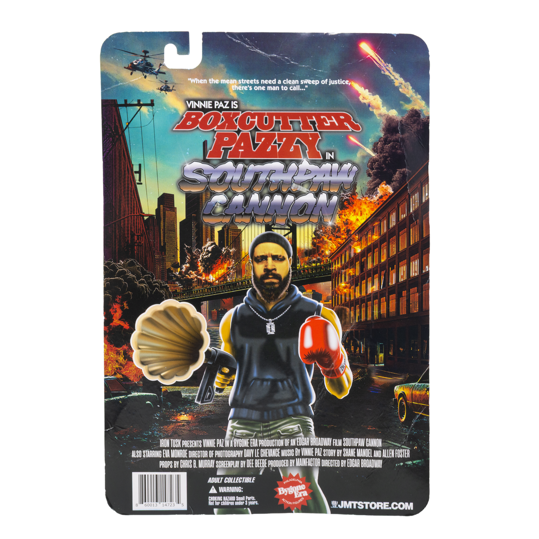 Boxcutter Pazzy - Limited Edition Action Figure & Southpaw Cannon CD Bundle