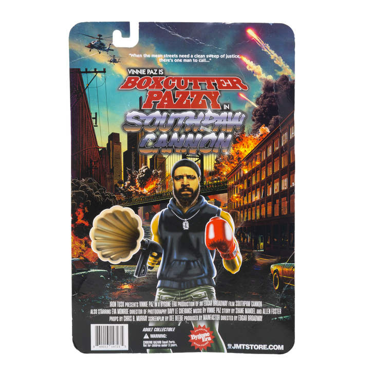 Boxcutter Pazzy - Limited Edition Action Figure & Southpaw Cannon CD Bundle