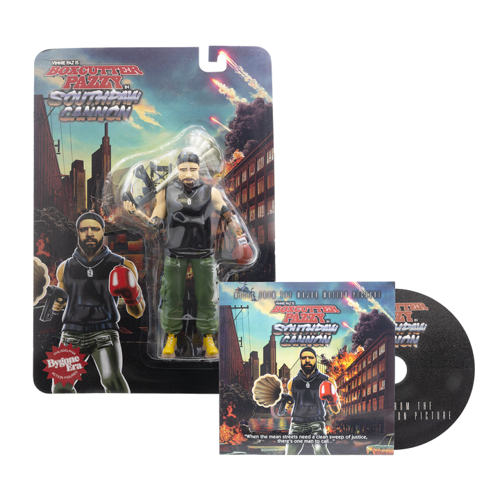 Boxcutter Pazzy - Limited Edition Action Figure & Southpaw Cannon CD Bundle