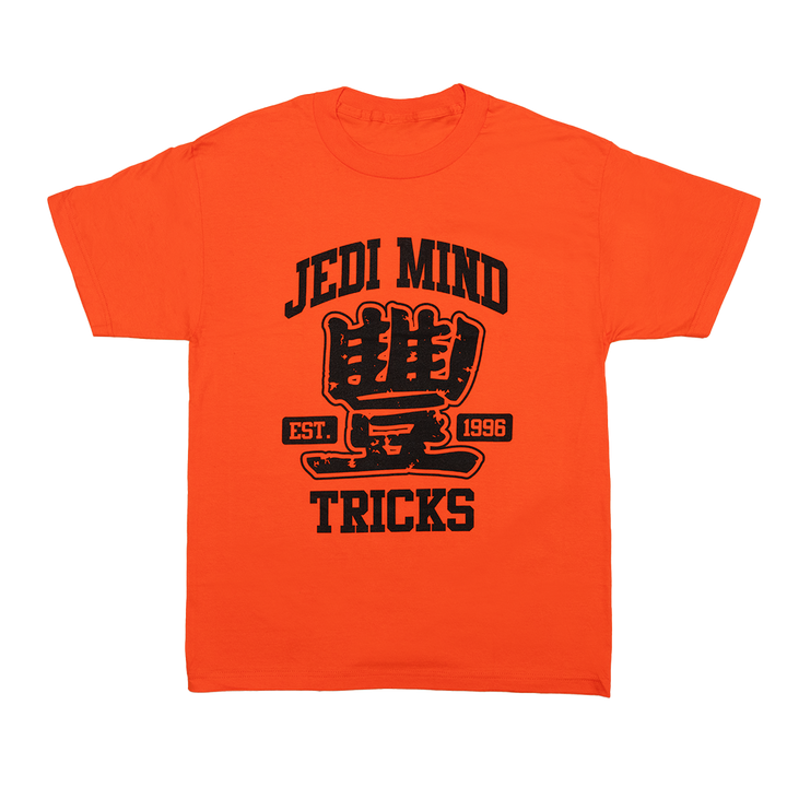 Jedi Mind Tricks - Athletic College Alt - Black Ink on Orange Tee