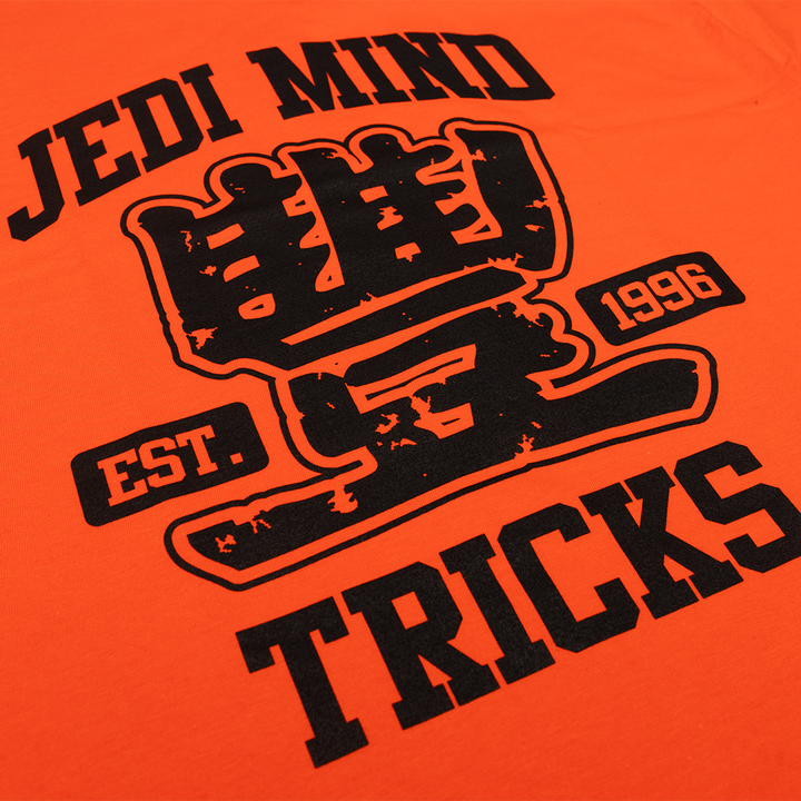 Jedi Mind Tricks - Athletic College Alt - Black Ink on Orange Tee