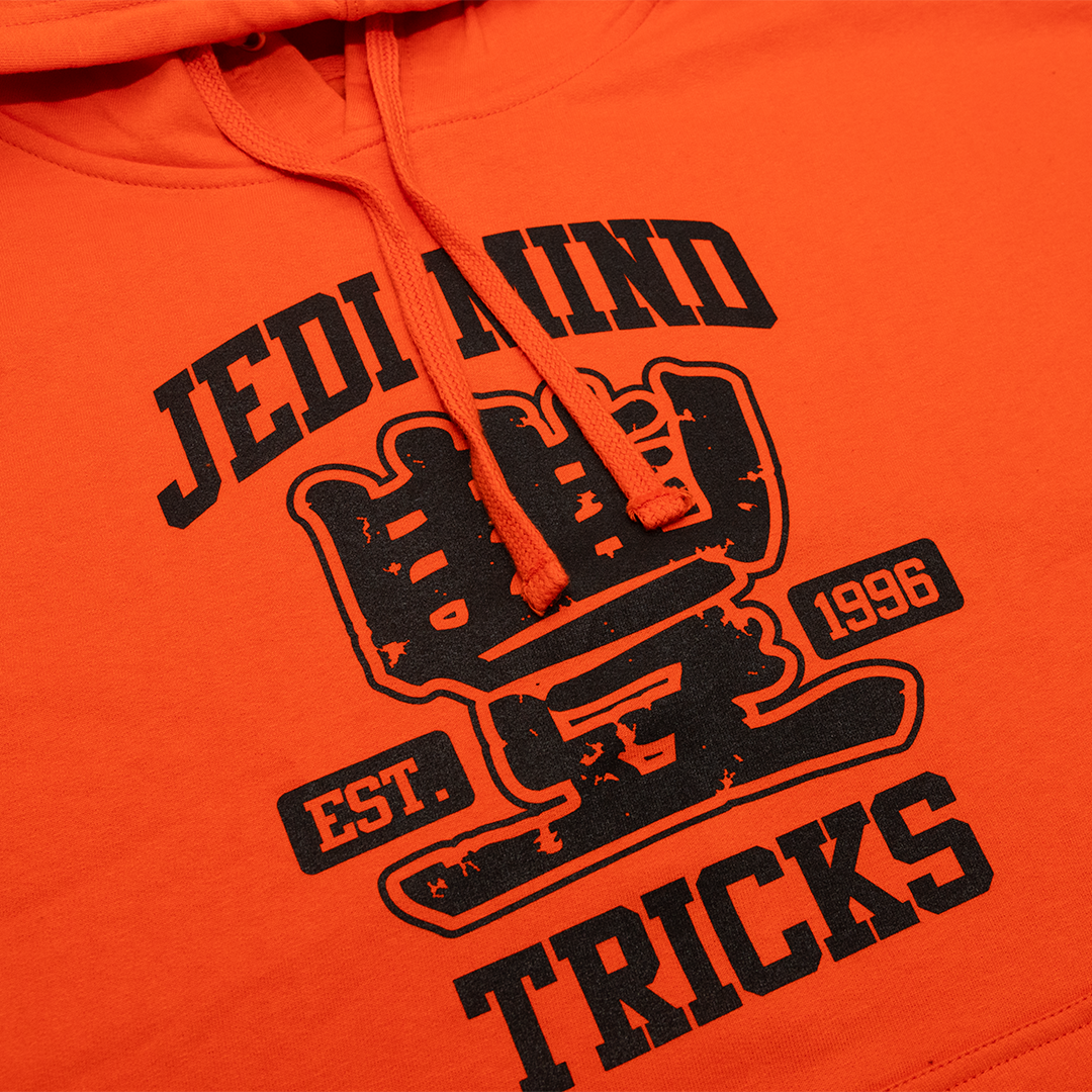 Jedi Mind Tricks - Athletic College Alt - Black Ink on Orange Midweight Hoodie