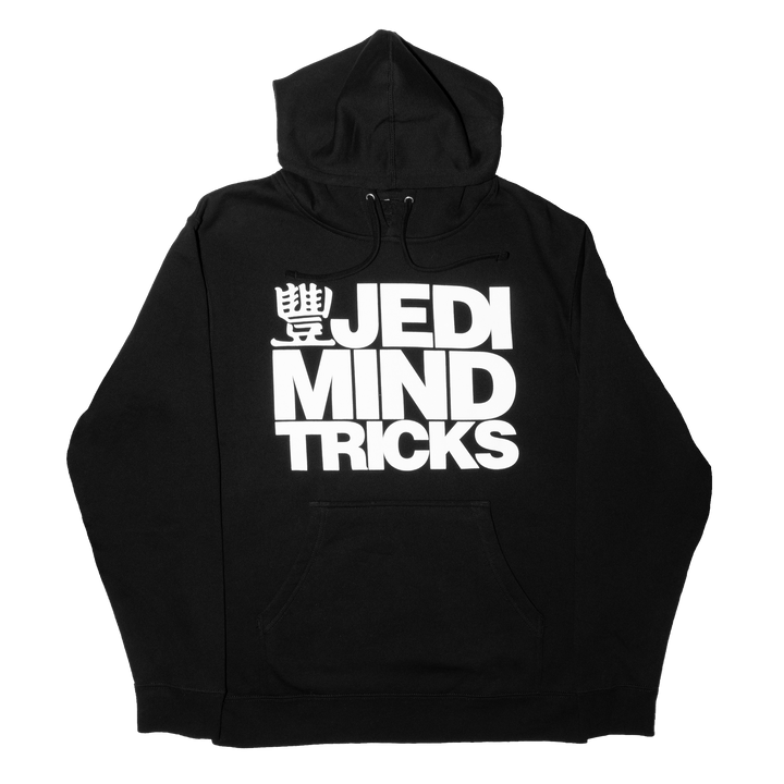 Jedi Mind Tricks - Stacked Logo - White Ink on Black Hoodie