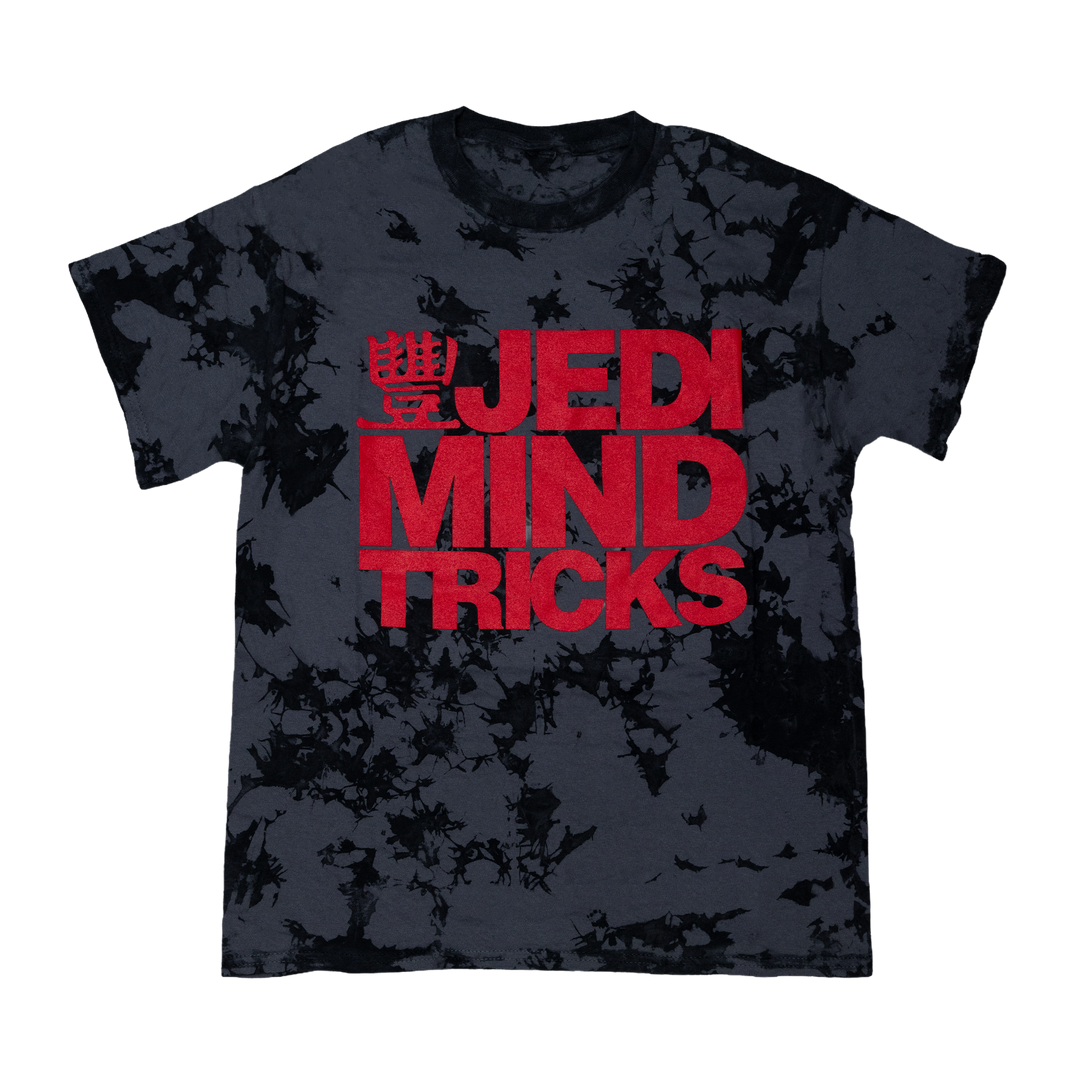 Jedi Mind Tricks - Stacked Logo - Iced Grey Tie Dye Tee