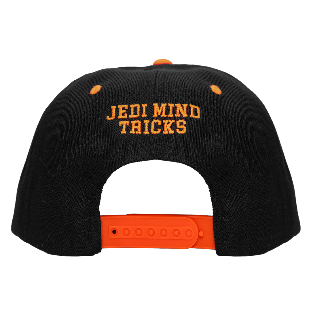 JMT - Orange/White Logo - Black Snapback