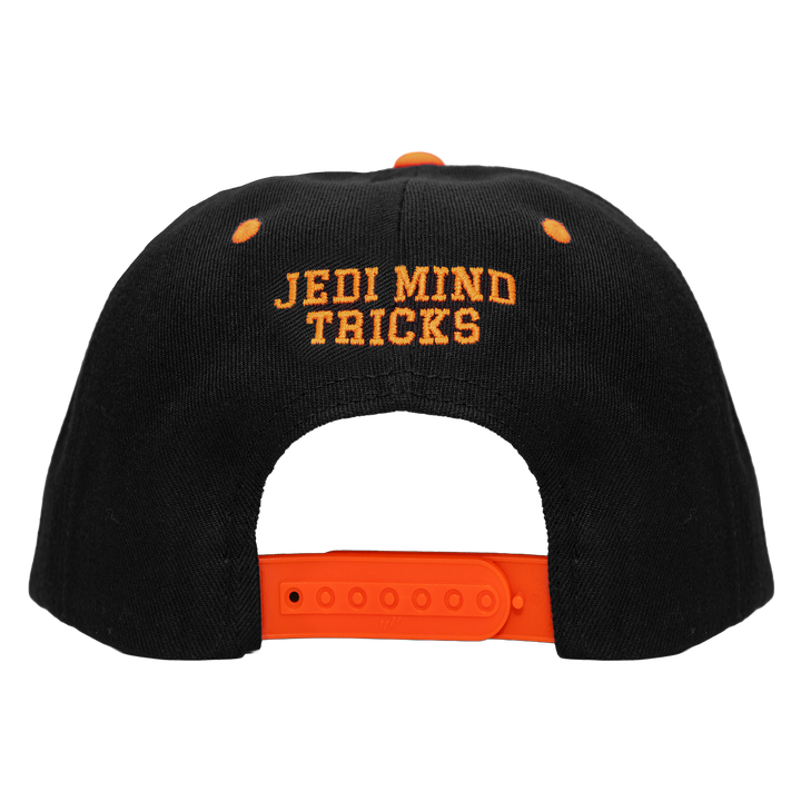 JMT - Orange/White Logo - Black Snapback