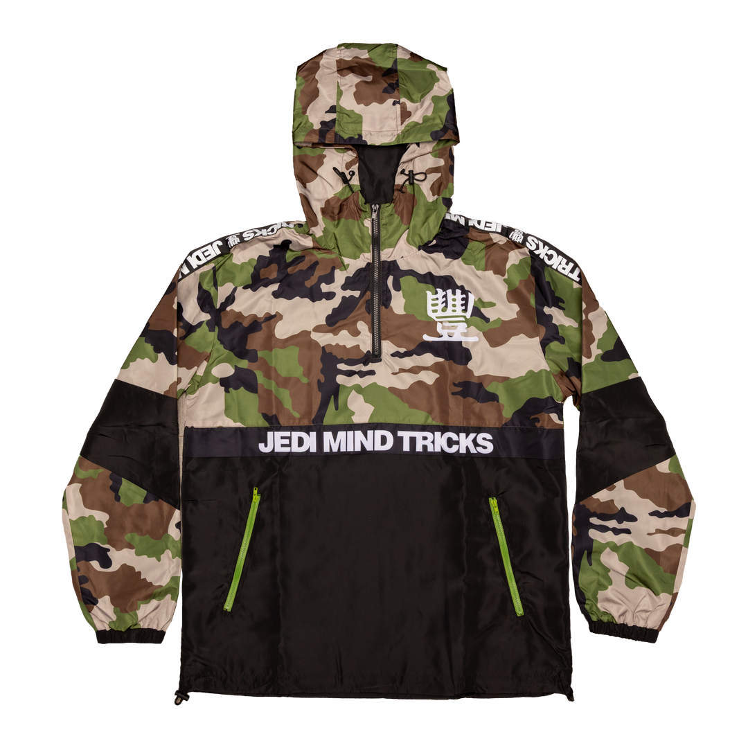 Jedi Mind Tricks - Camouflage Half Zip GSM Pullover Jacket