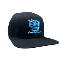Load image into Gallery viewer, JMT - Custom Sky Blue/Black/White - Snapback Hat
