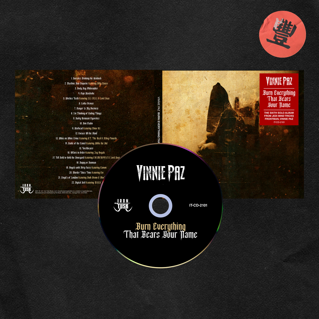 Vinnie Paz - "Burn Everything That Bears Your Name" CD